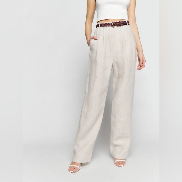 Reformation Mason Linen Pant - Picture 2 of 7